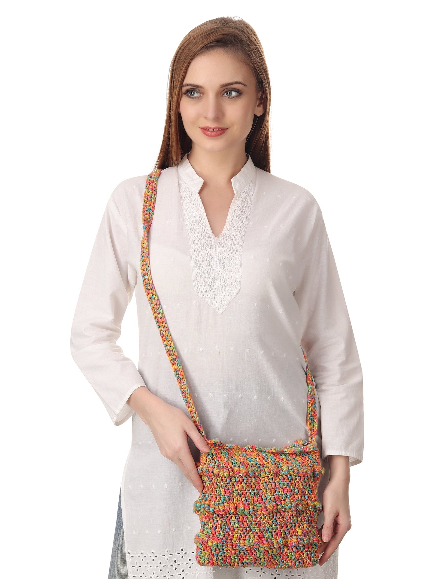 Coral Multi Crossbody Bag Happy Cultures