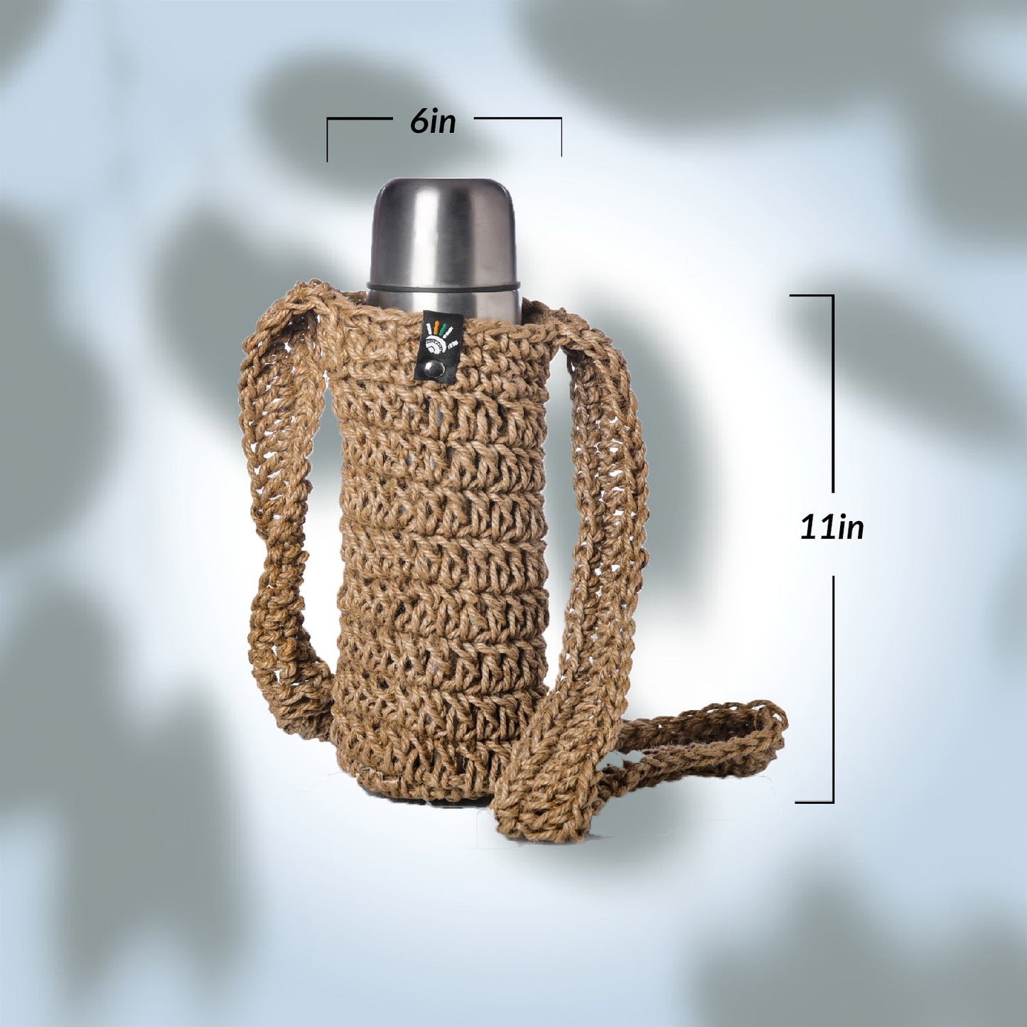 Eco Chic Jute Bottle Holder Happy Cultures
