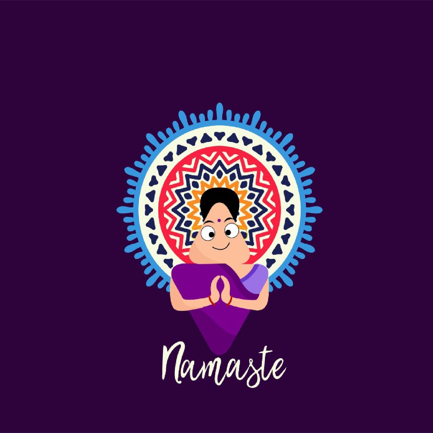 Kumbh Mela Sangam Fridge Magnet (3 inch) Happy Cultures