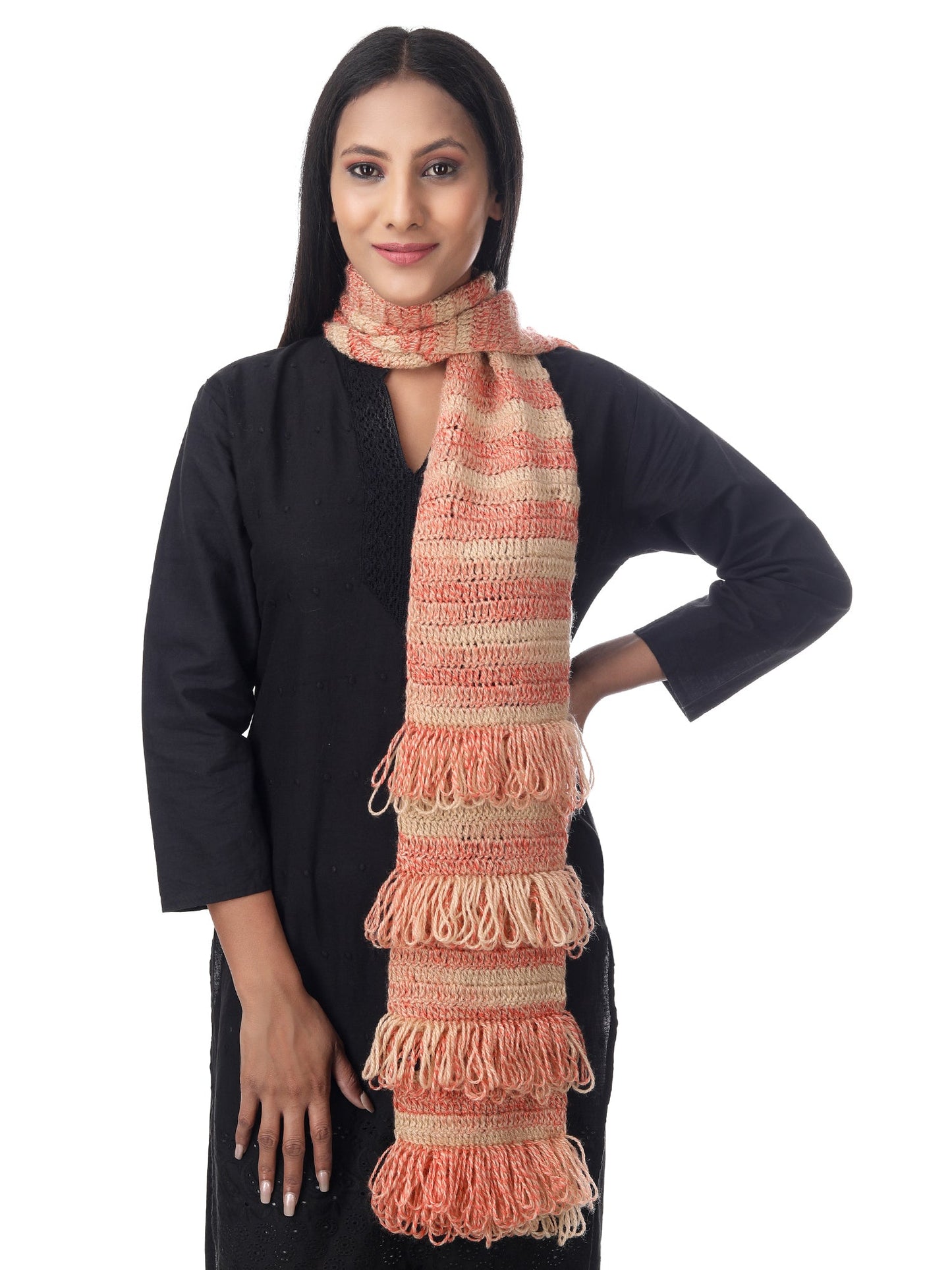 Radiant Dawn Frilled Scarf Happy Cultures