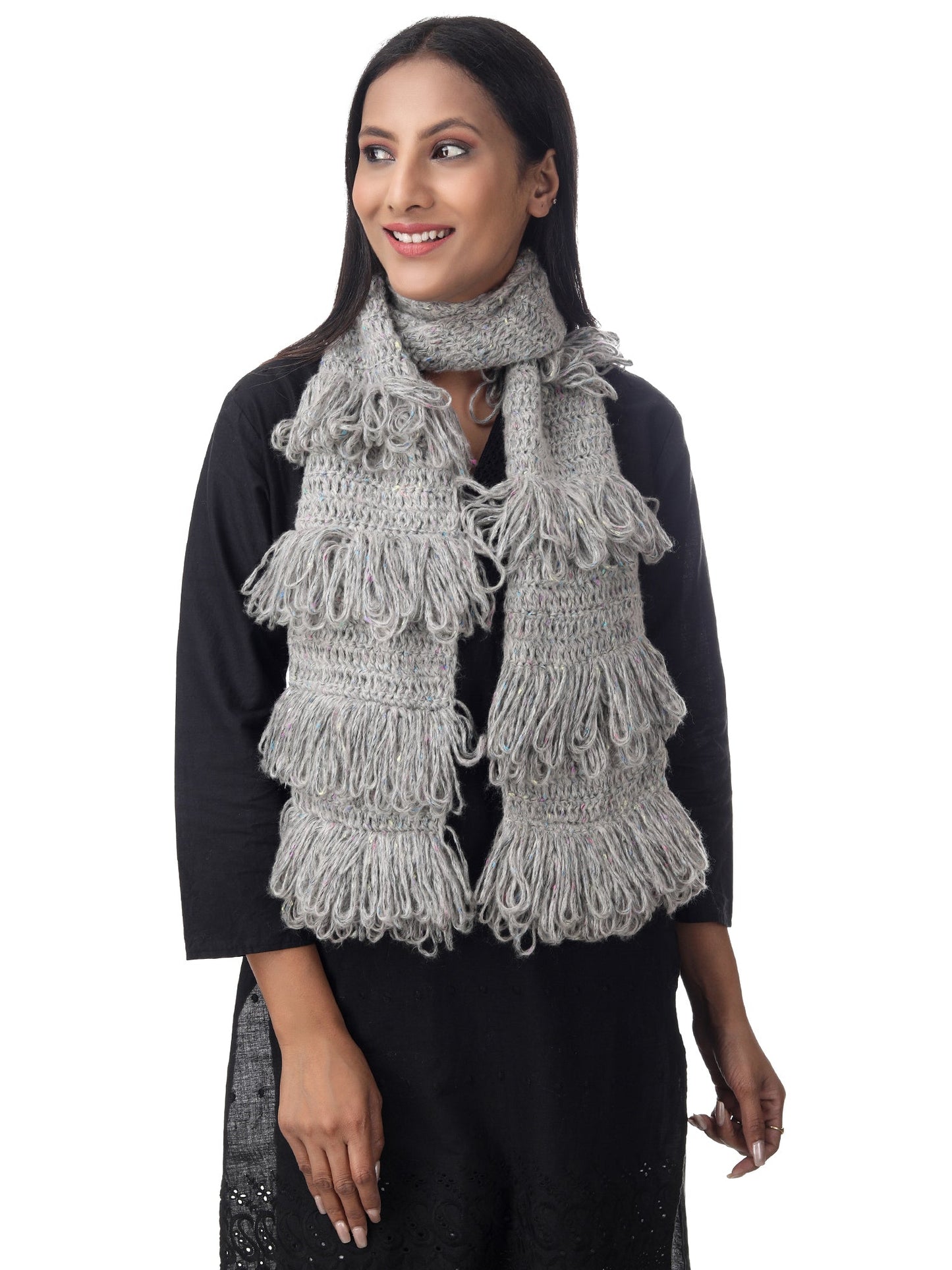 Subtle Charisma Frilled Scarf Happy Cultures