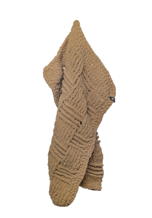 Happy Cultures Beige Baby Blanket