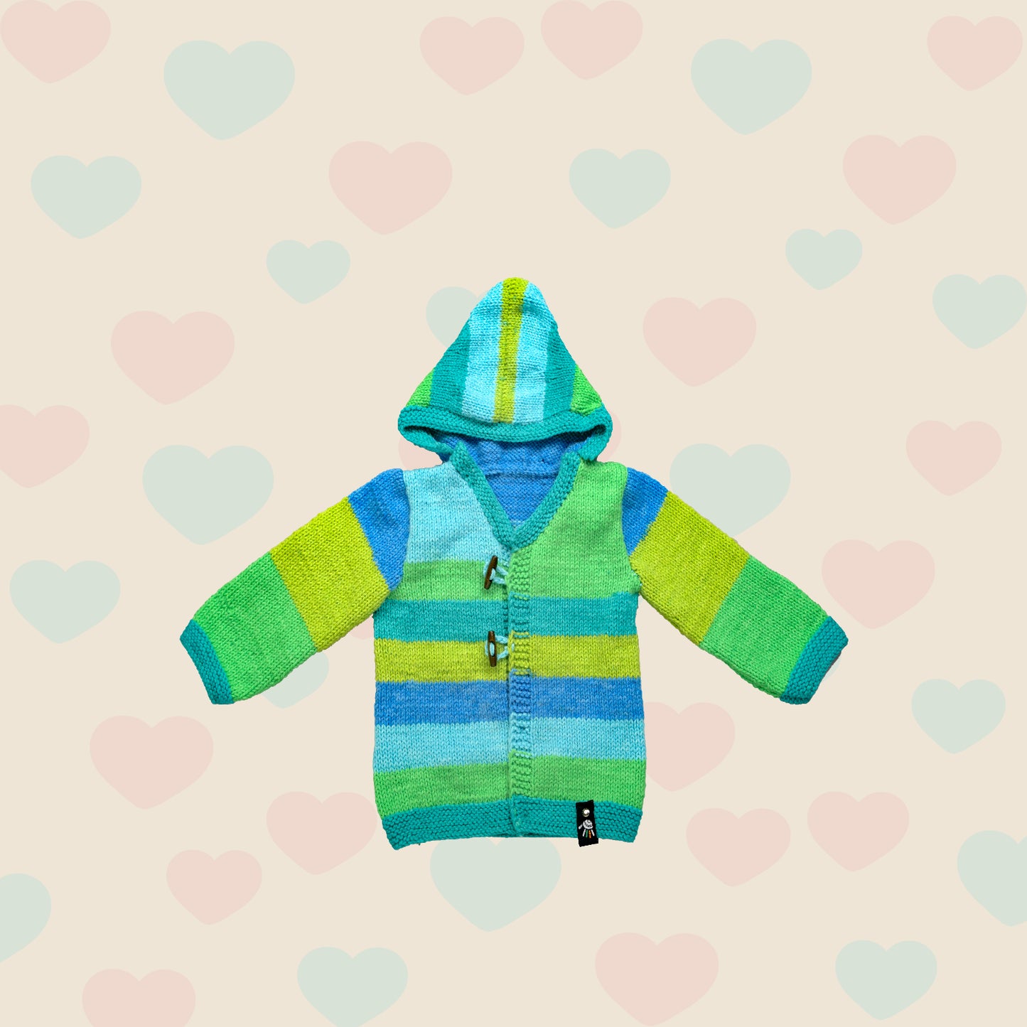 Gradient Green Hoodie Sweater - Happy Cultures