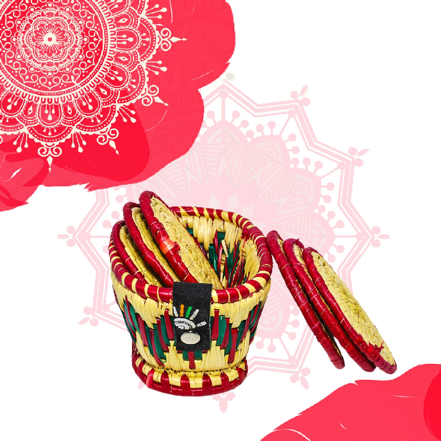 Knitwave Grass Fiber Coaster - Happy Cultures