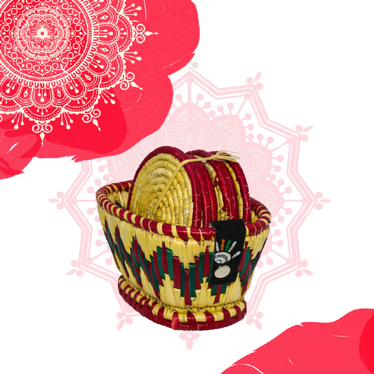 Knitwave Grass Fiber Coaster - Happy Cultures