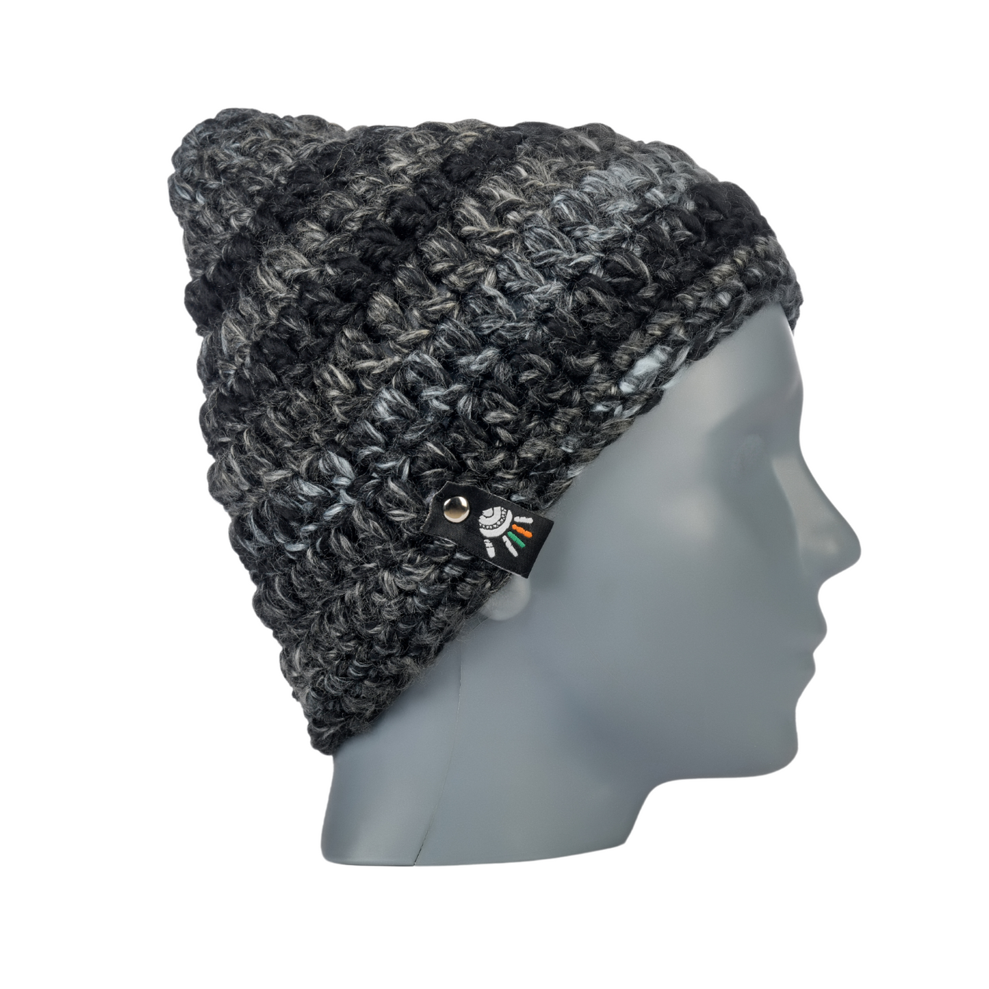 Charcoal Crochet Beanie