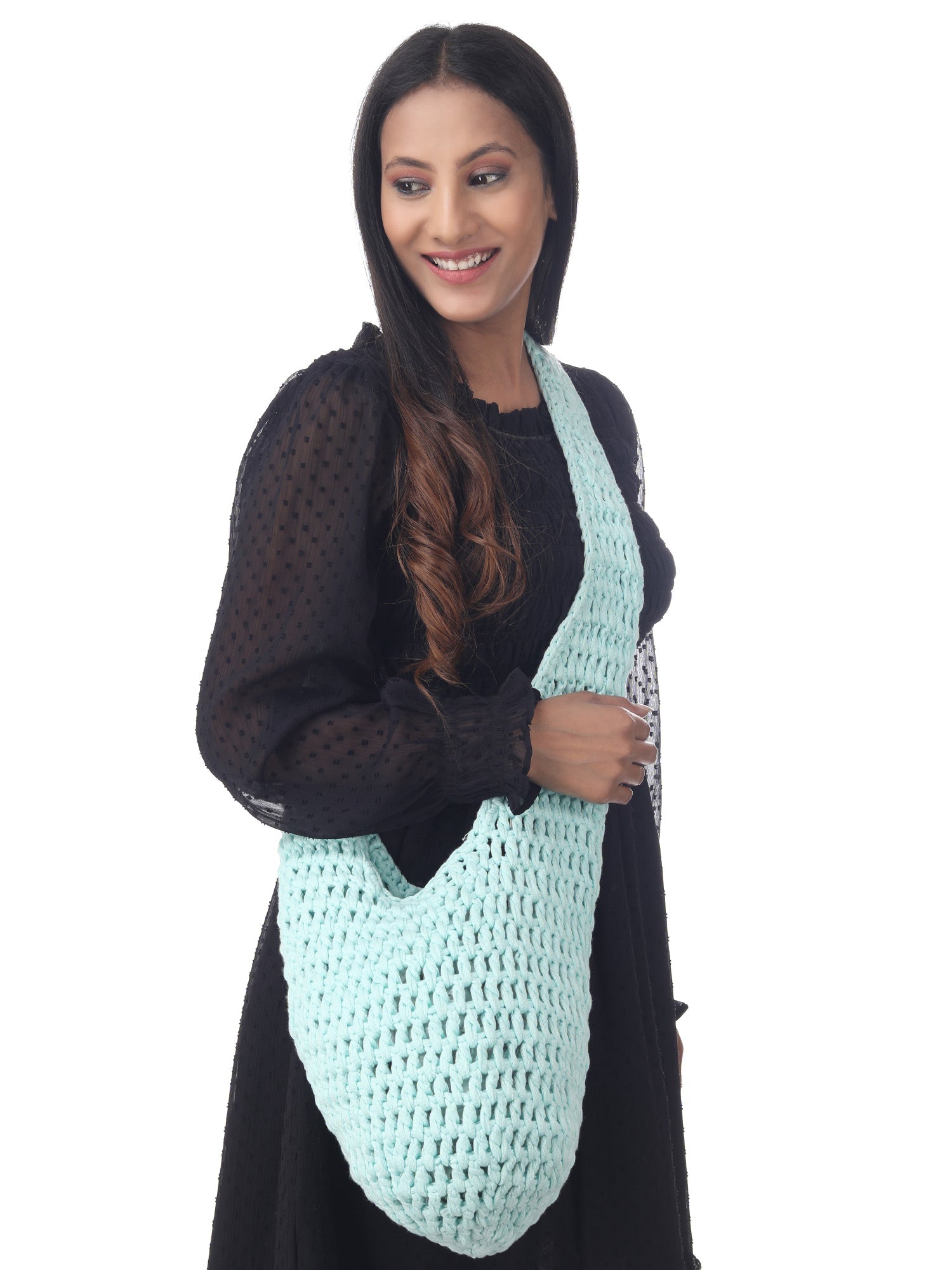 Azure Crochet Beach Tote Happy Cultures