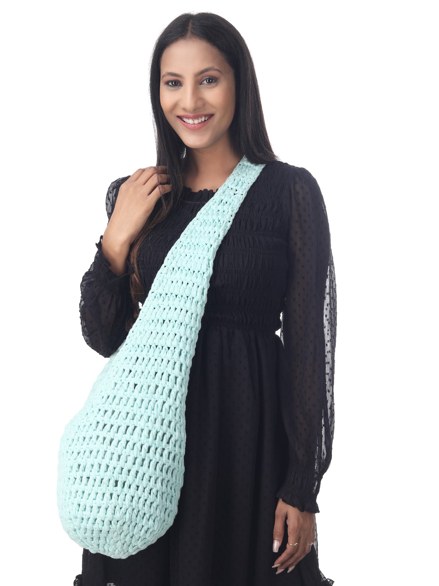Azure Crochet Beach Tote Happy Cultures