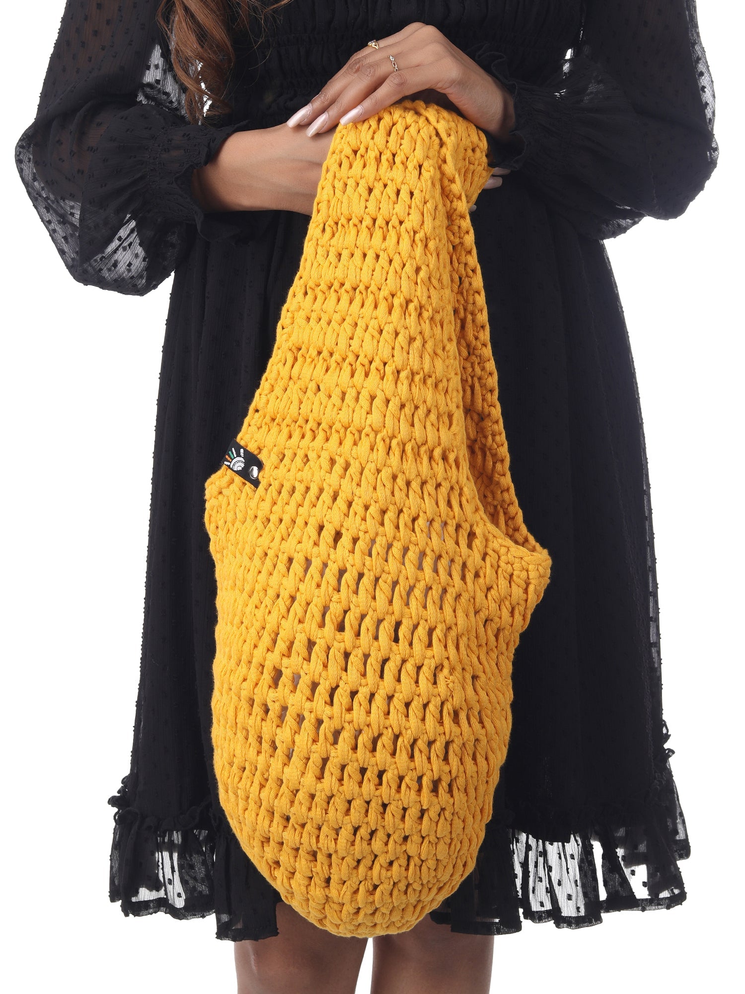 Golden Crochet Beach Tote Happy Cultures