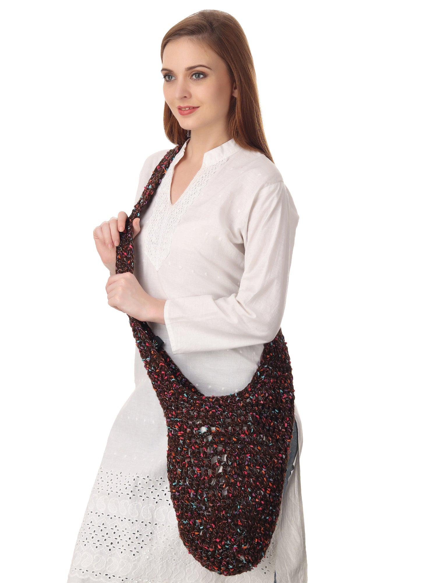 Jive Brown Crochet Beach Tote Happy Cultures