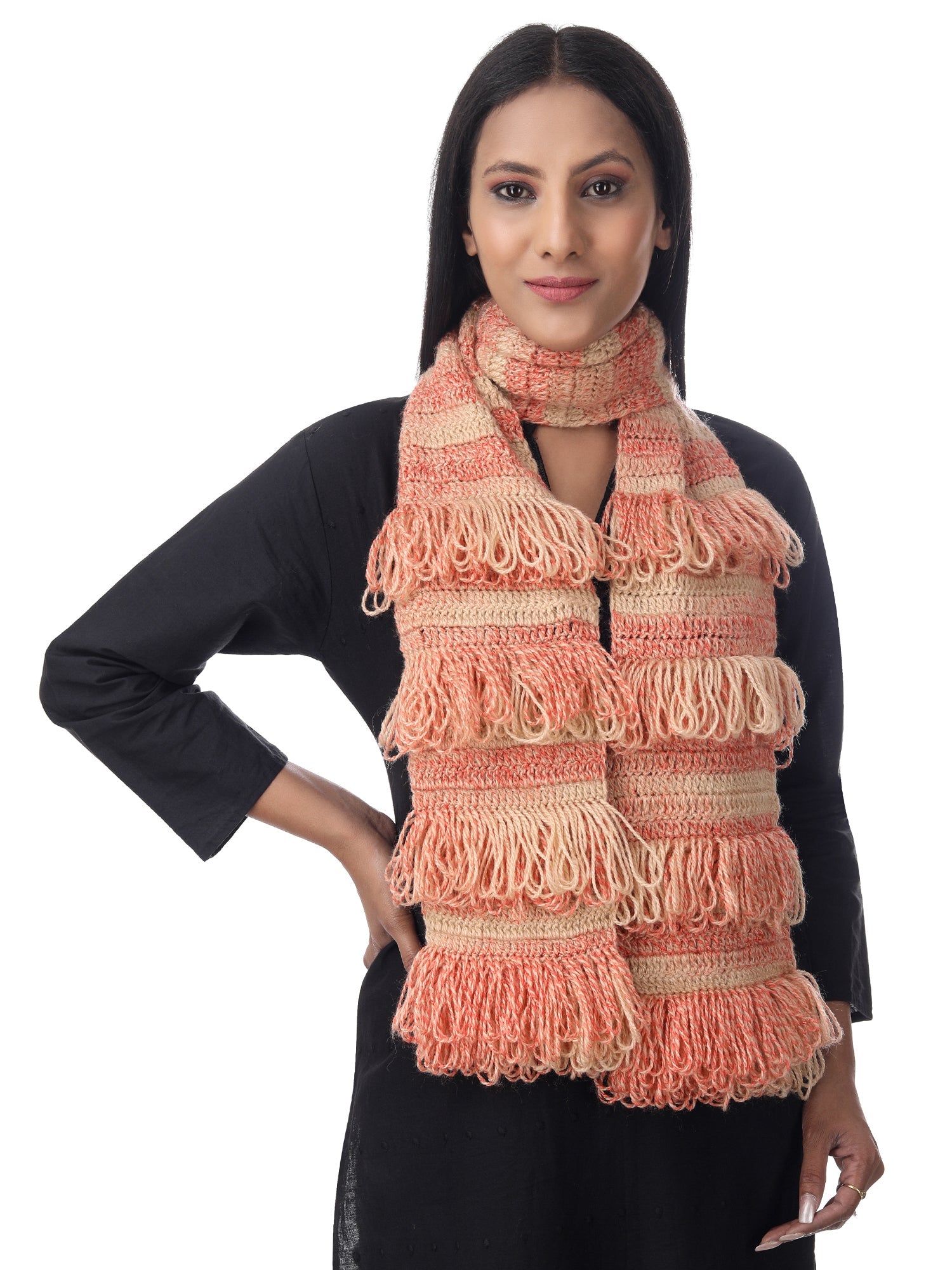 Radiant Dawn Frilled Scarf Happy Cultures