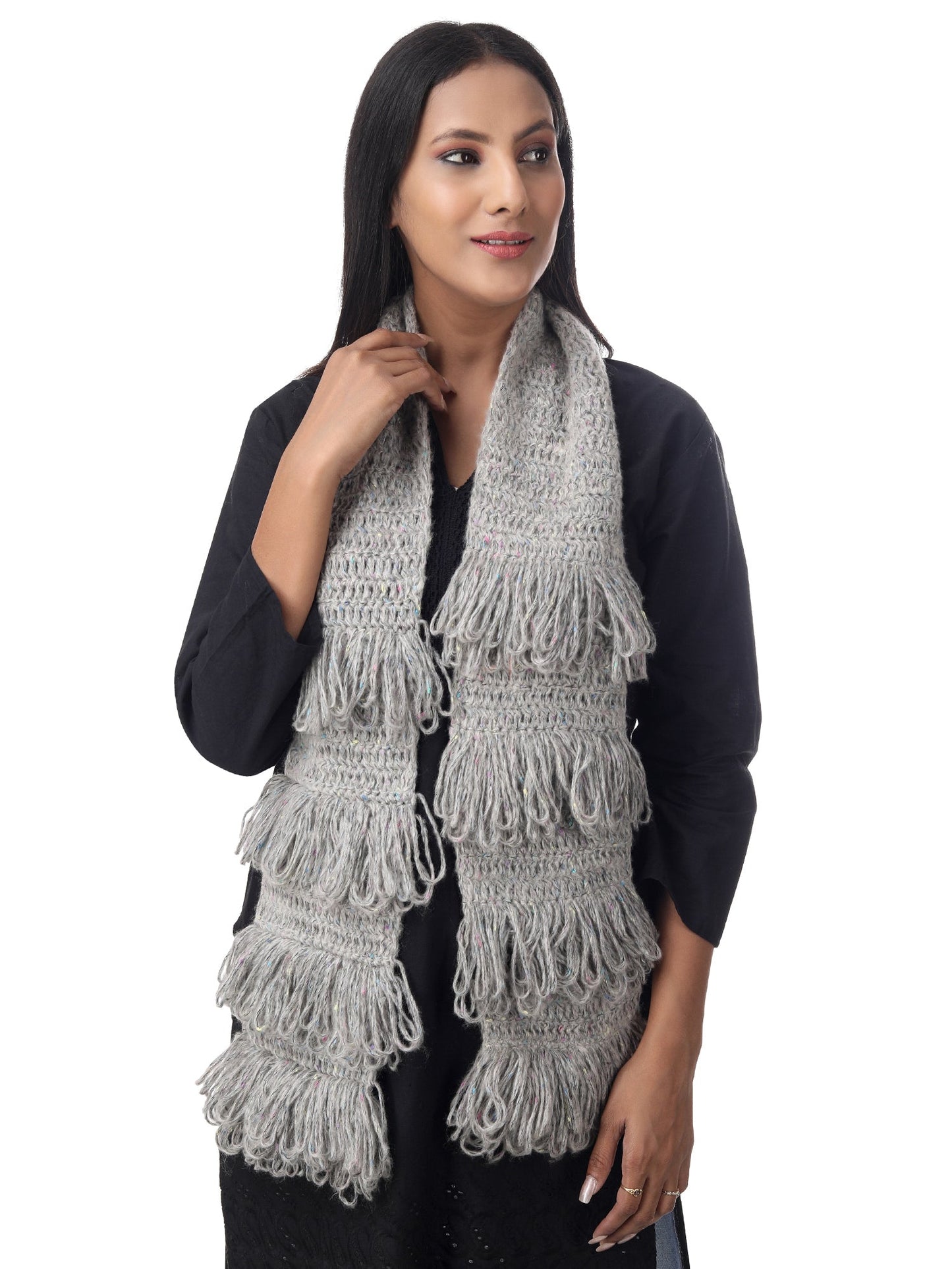 Subtle Charisma Frilled Scarf Happy Cultures