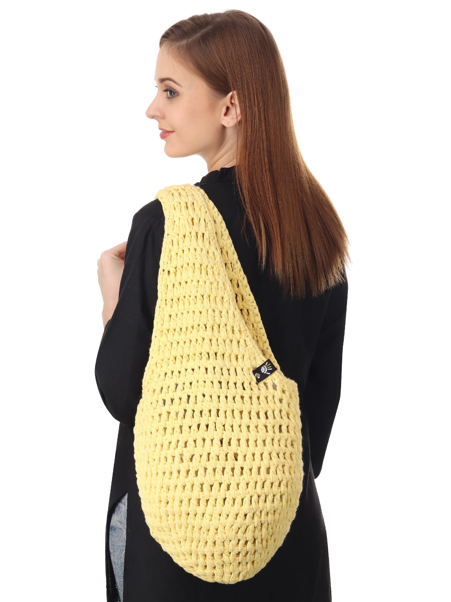 Sunny Yellow Crochet Beach Tote Happy Cultures