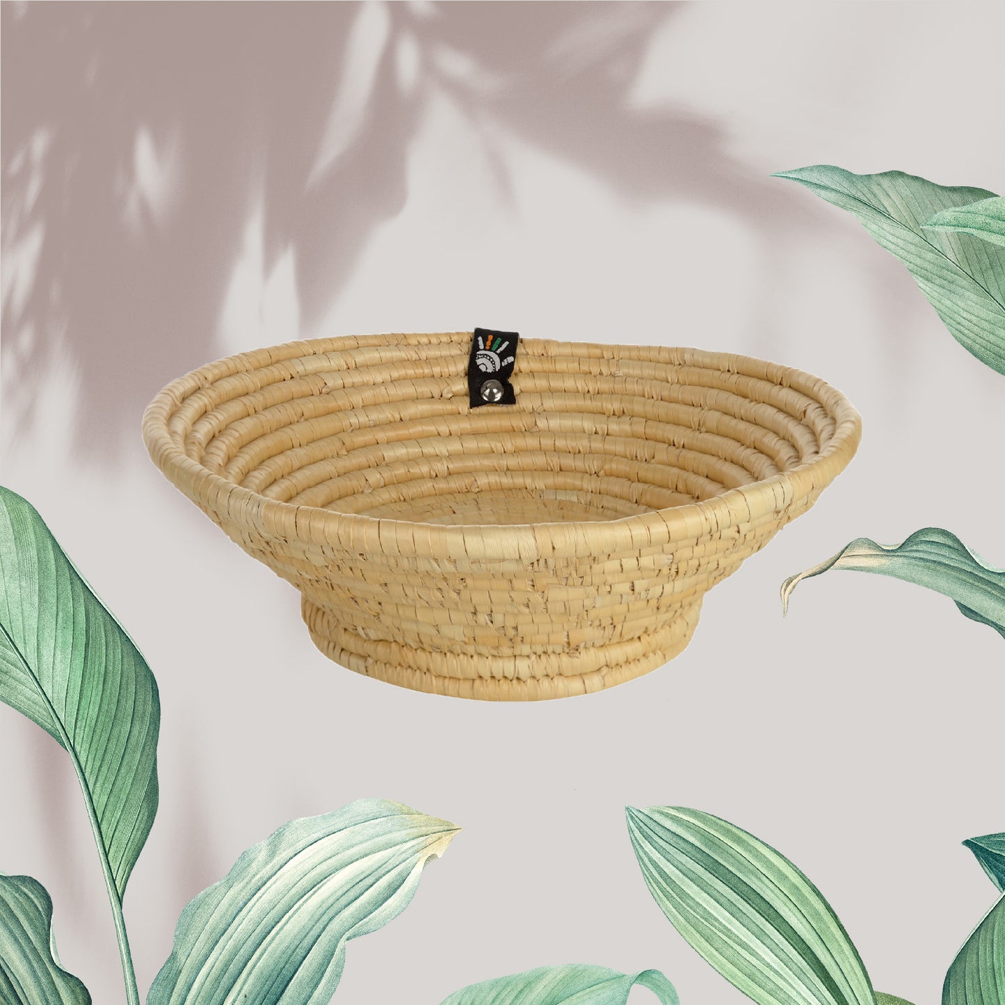 Happy Cultures 'Chantic' Basic Moonj Basket