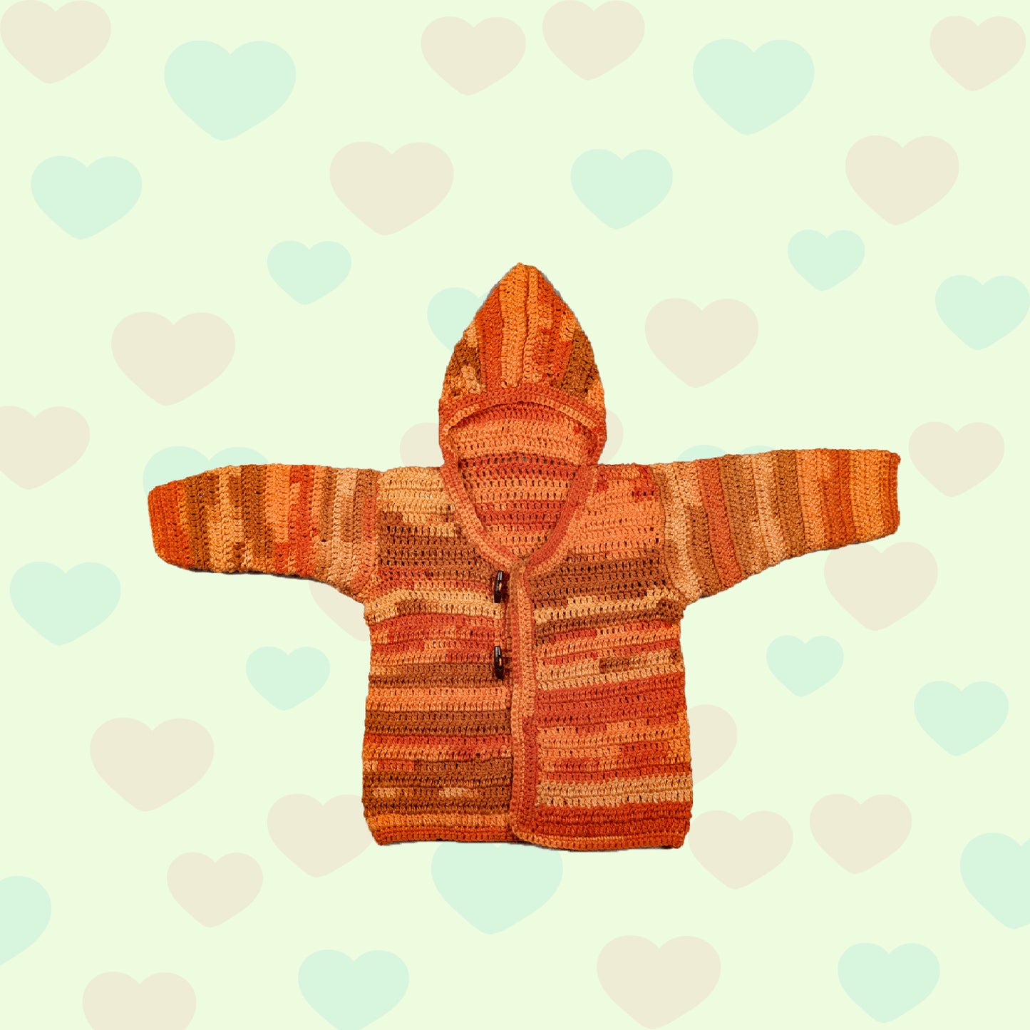 Gradient Orange Hoodie Sweater - Happy Cultures