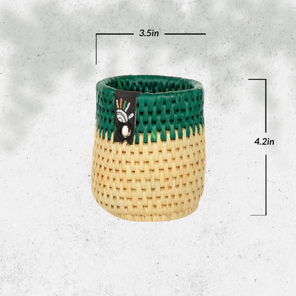 Happy Cultures 'Green' Moonj Pen Stand